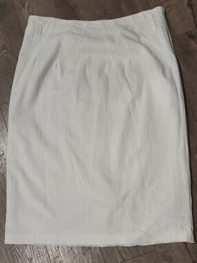 Cato White Pencil Skirt - Tailored Office Staple